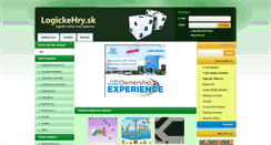 Desktop Screenshot of logickehry.sk